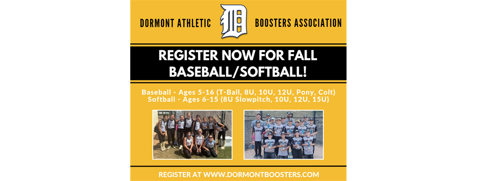 Fall Ball Registration is NOW OPEN!